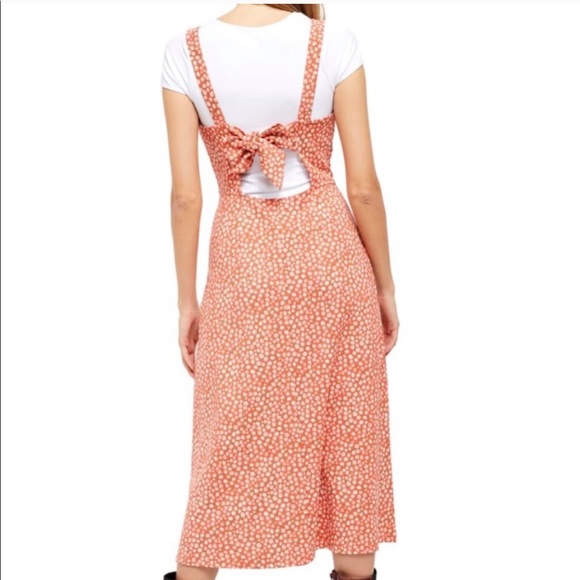 LAST Free People Tie Back Lorelai Daisy Midi NWT - Picture 2 of 12